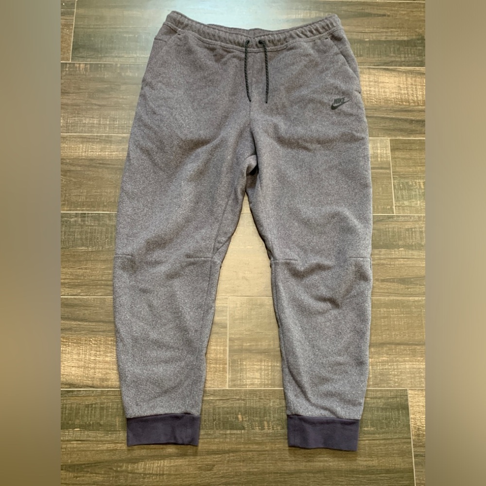 Nike Men's 2XL Sportswear Tech Fleece Winterized Jogger Pants - Cave Purple